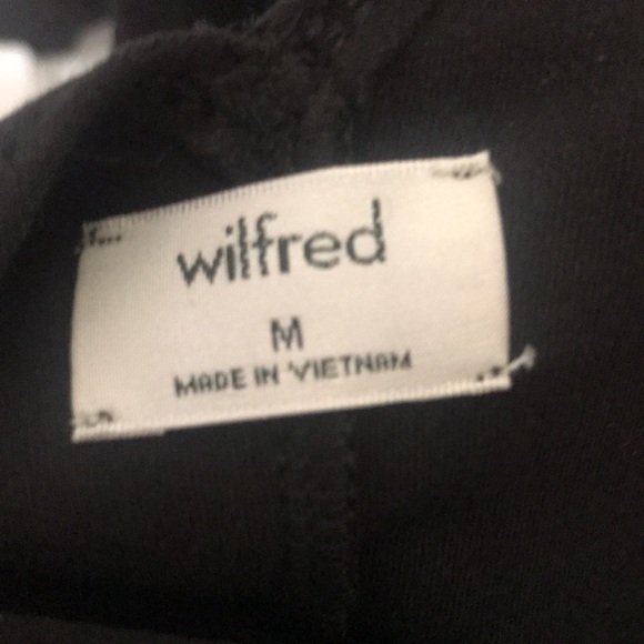 Aritzia Wilfred Talmont blouse bodysuit black Size Medium - Picture 8 of 9